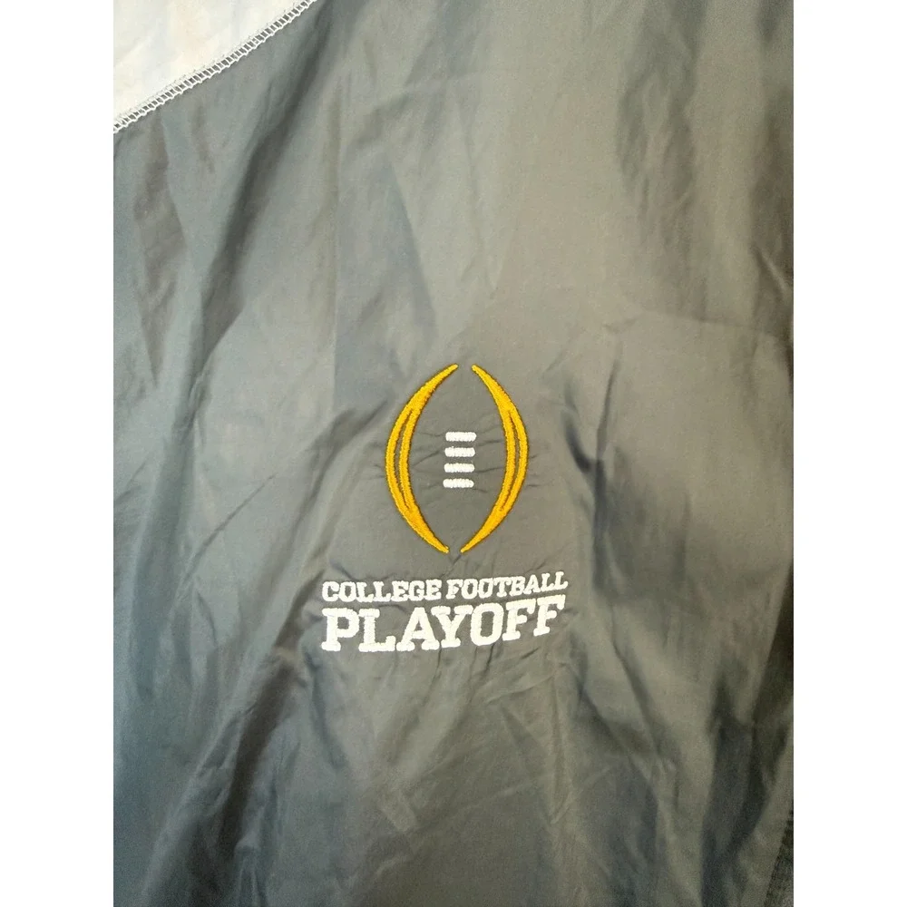 Columbia Men's 2XL Grey College Football Playoff‎ Full-Zip Hooded Windbreaker